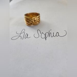 LIA SOPHIA Braided Gold Ring